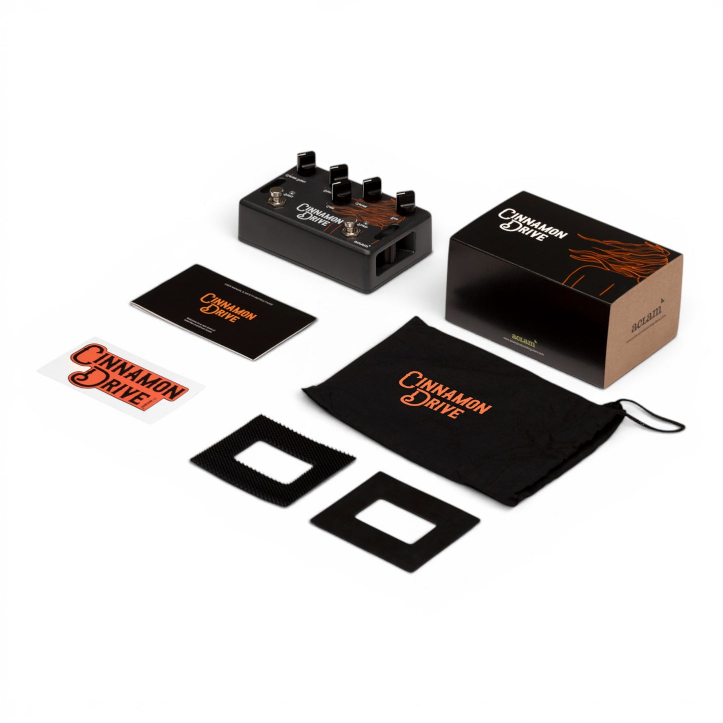 Aclam Cinnamon Drive Boutique Overdrive Pedal – British Amp-Inspired Gain