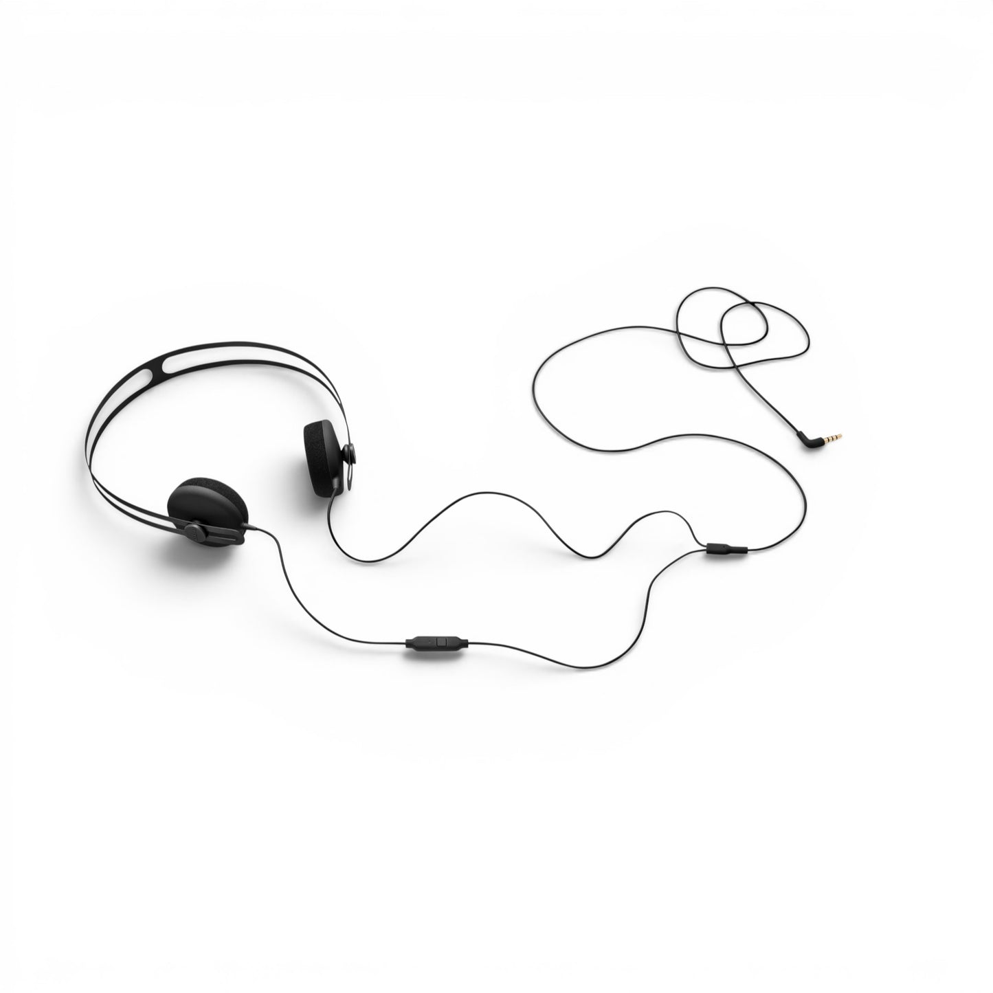 AIAIAI Tracks On-Ear Headphones Standard 3.5mm with Mic, Black