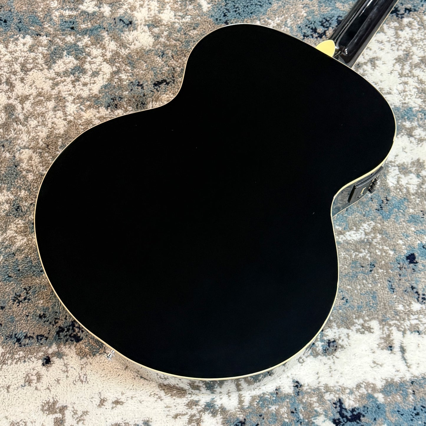 Ibanez AJ7012M1E-BK Artwood 12-String Acoustic-Electric Guitar, Black, Cosmetic Damage [USED-GOOD]