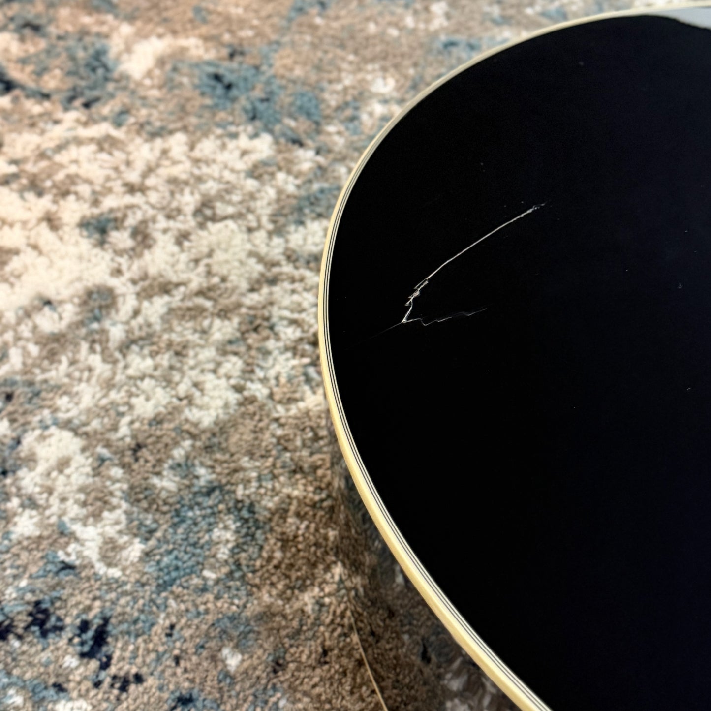 Ibanez AJ7012M1E-BK Artwood 12-String Acoustic-Electric Guitar, Black, Cosmetic Damage [USED-GOOD]