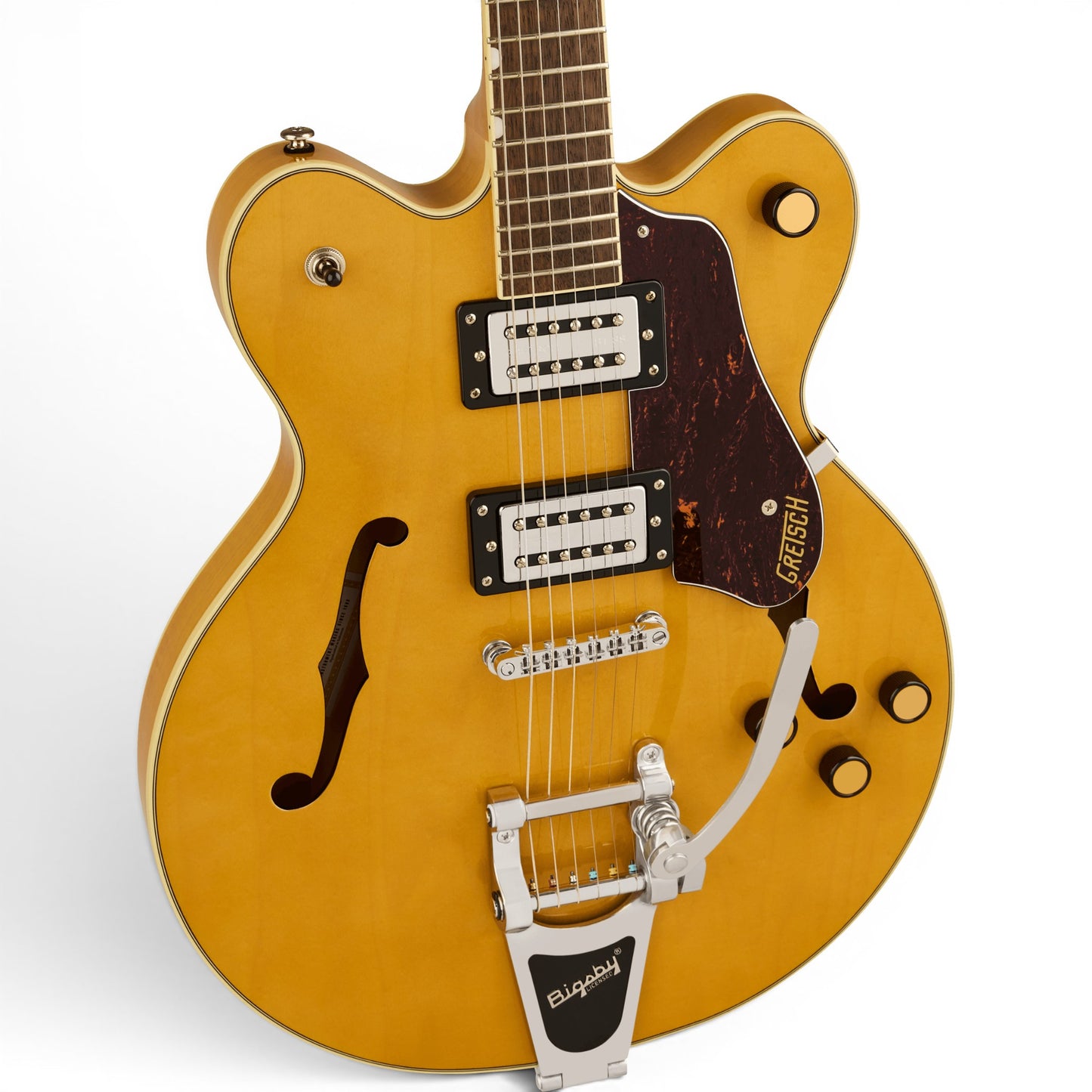 Gretsch G2622T Streamliner™ Center Block Double-Cut with Bigsby®, Laurel Fingerboard, Broad’Tron™ BT-3S Pickups, Village Amber