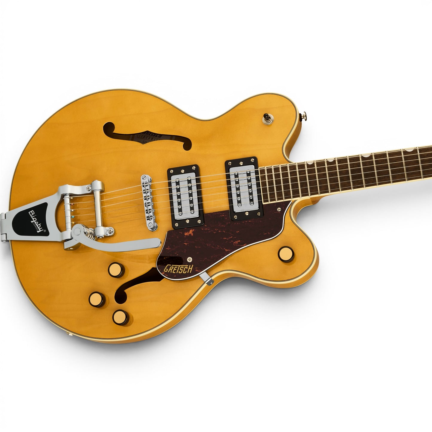 Gretsch G2622T Streamliner™ Center Block Double-Cut with Bigsby®, Laurel Fingerboard, Broad’Tron™ BT-3S Pickups, Village Amber
