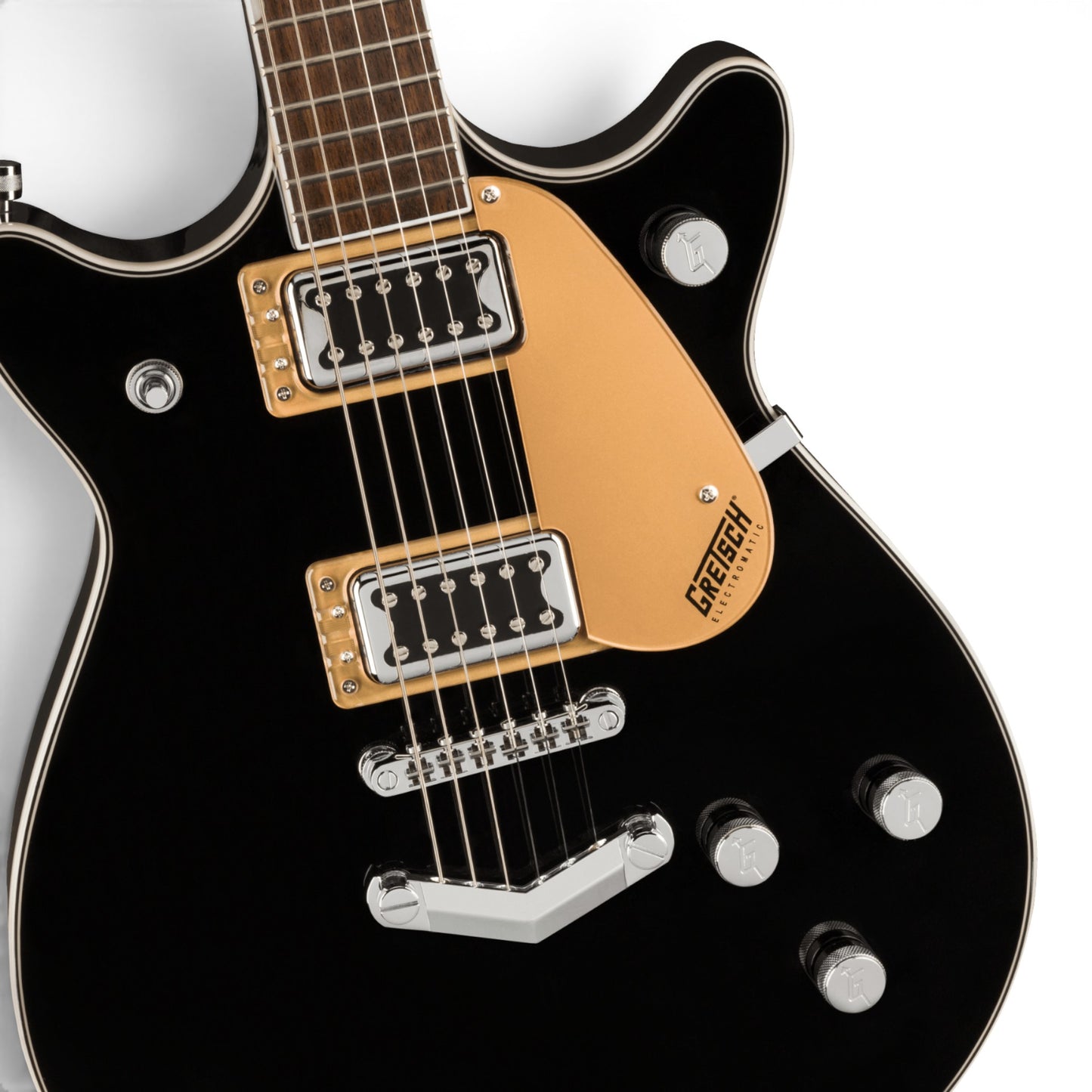 Gretsch G5222 Electromatic® Double Jet™ BT with V-Stoptail, Laurel Fingerboard, Black