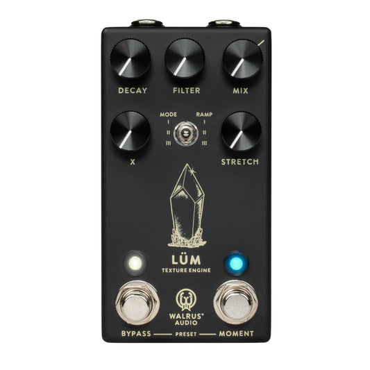 Walrus Audio Lum Texture Engine Granular Reverb, Black