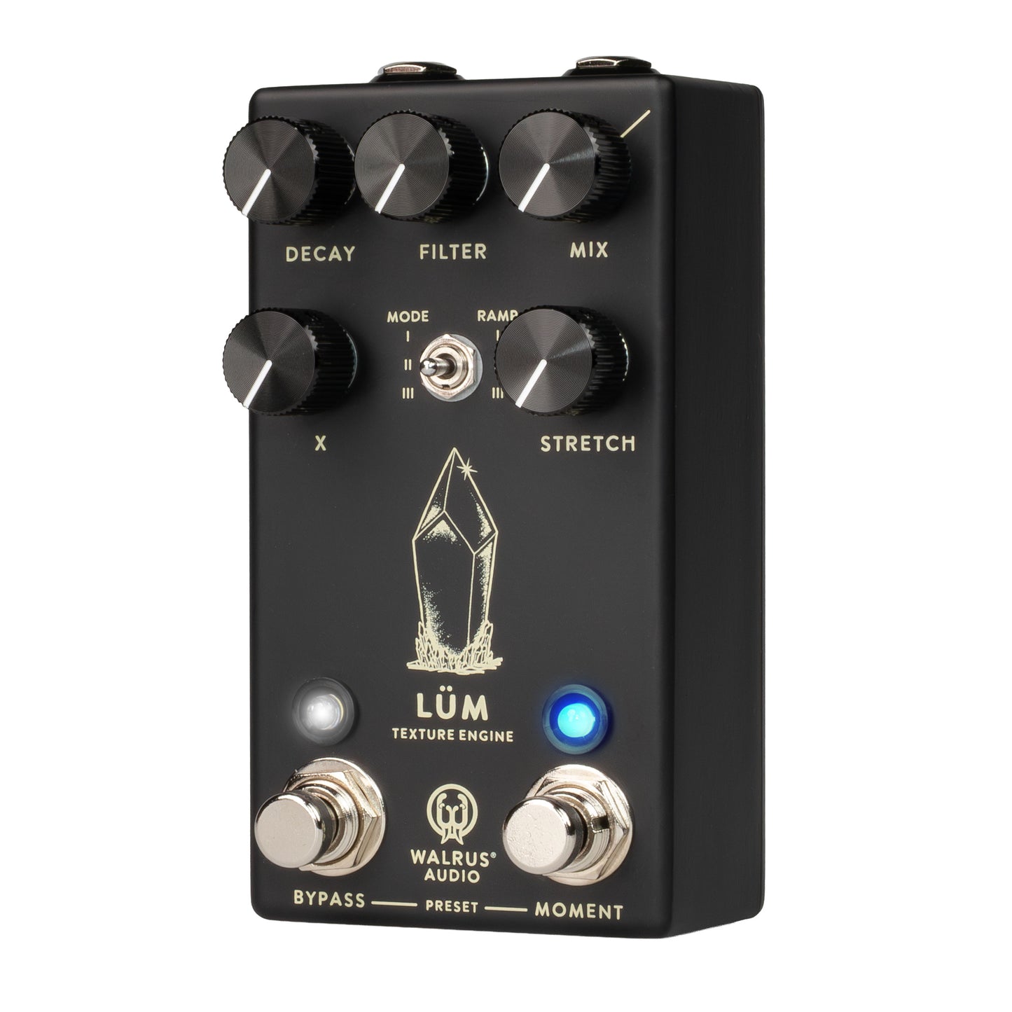 Walrus Audio Lum Texture Engine Granular Reverb, Black