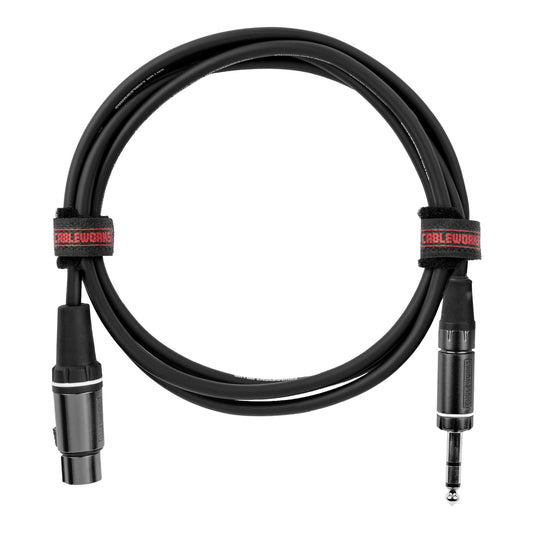 Gator XLR-05FTRS Composer Series Cable TRS Male to XLR Female 5 ft 150 cm