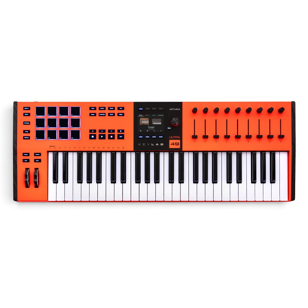 Arturia KeyLab 49 mk3 Ultra 49-Key MIDI Controller Keyboard, Ultra Orange