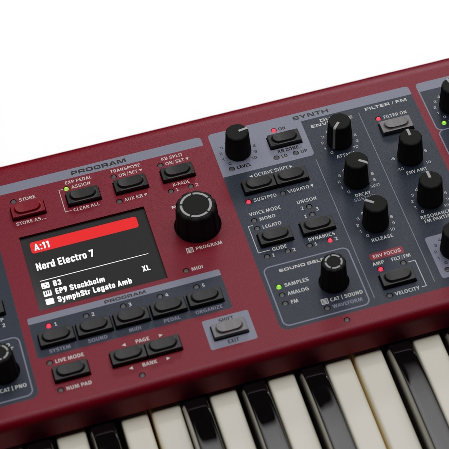 Nord Electro 7 73 Stage Keyboard with Semi-Weighted Waterfall Keys [B-STOCK]