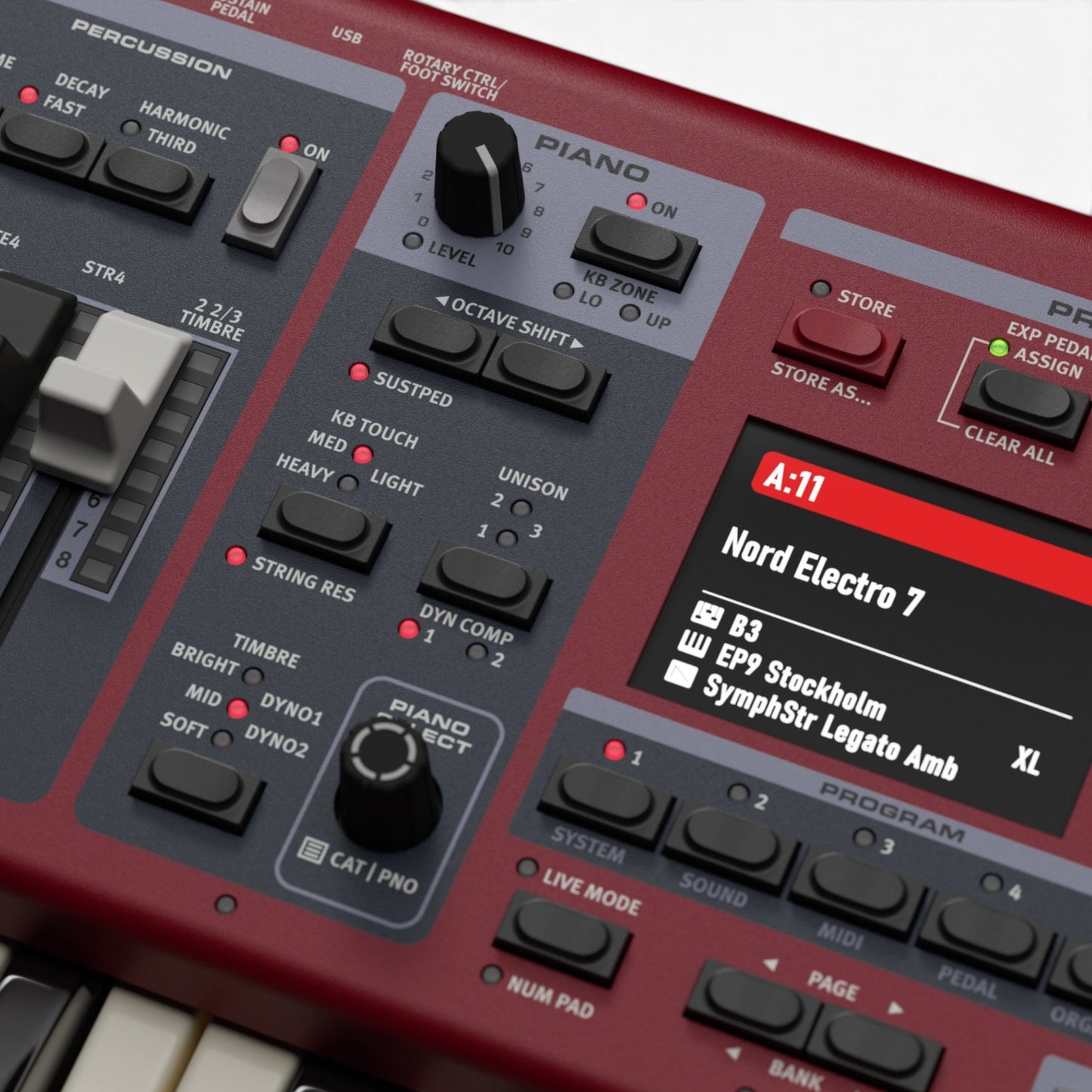 Nord Electro 7 73 Stage Keyboard with Semi-Weighted Waterfall Keys [B-STOCK]