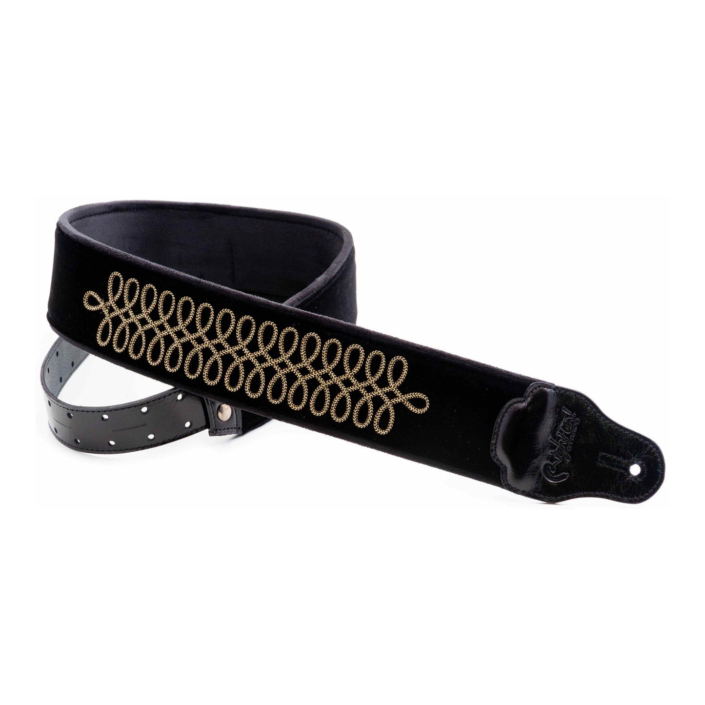 RightOn! Straps Groove SGT.PEPPERS Black Padded Guitar and Bass Strap with Pick Pocket