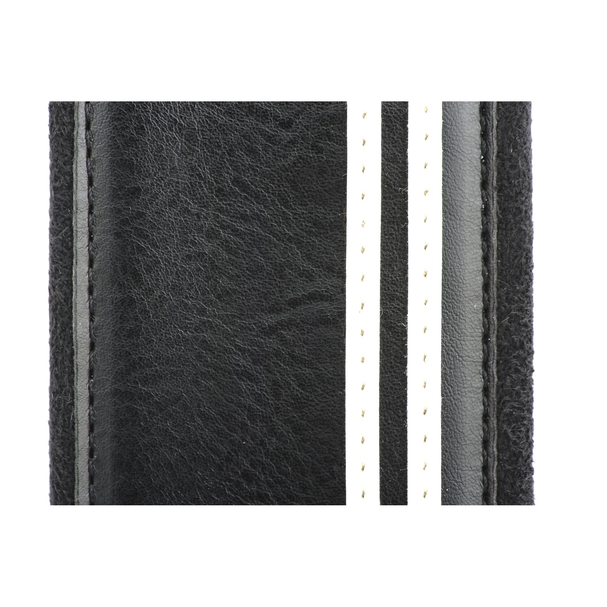 RightOn! Straps Mojo RACE-60 Black Padded Vegan Guitar and Bass Strap with Pick Pocket