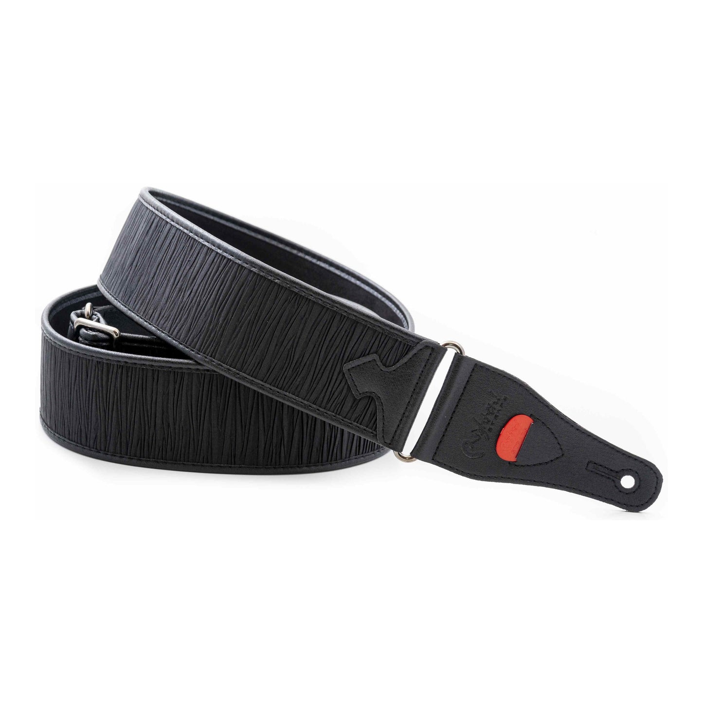 RightOn! Straps Talisman DUNE Black Padded Vegan Guitar and Bass Strap with Pick Pocket