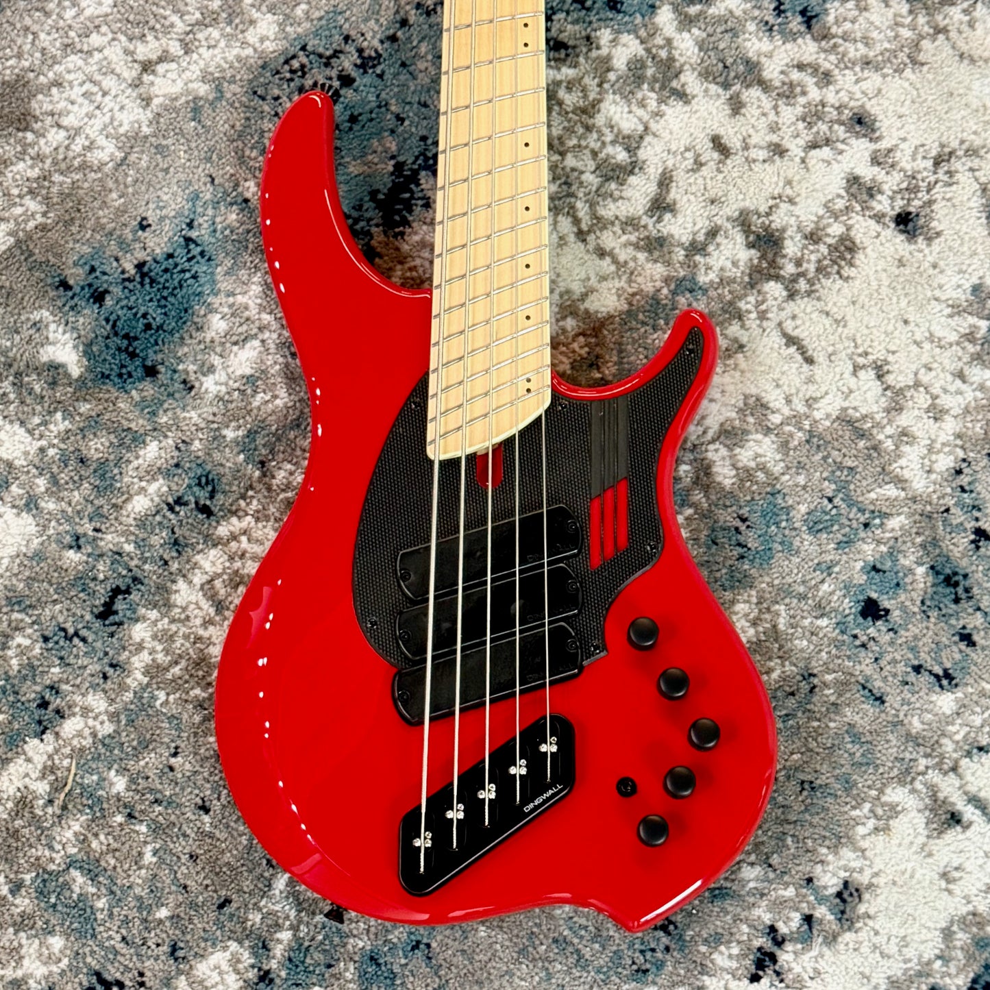 Dingwall NG3 Nolly Getgood 5-String Electric Bass Guitar, Ferrari Red (Limited Run)