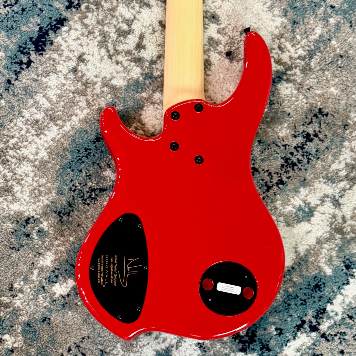 Dingwall NG3 Nolly Getgood 5-String Electric Bass Guitar, Ferrari Red (Limited Run)