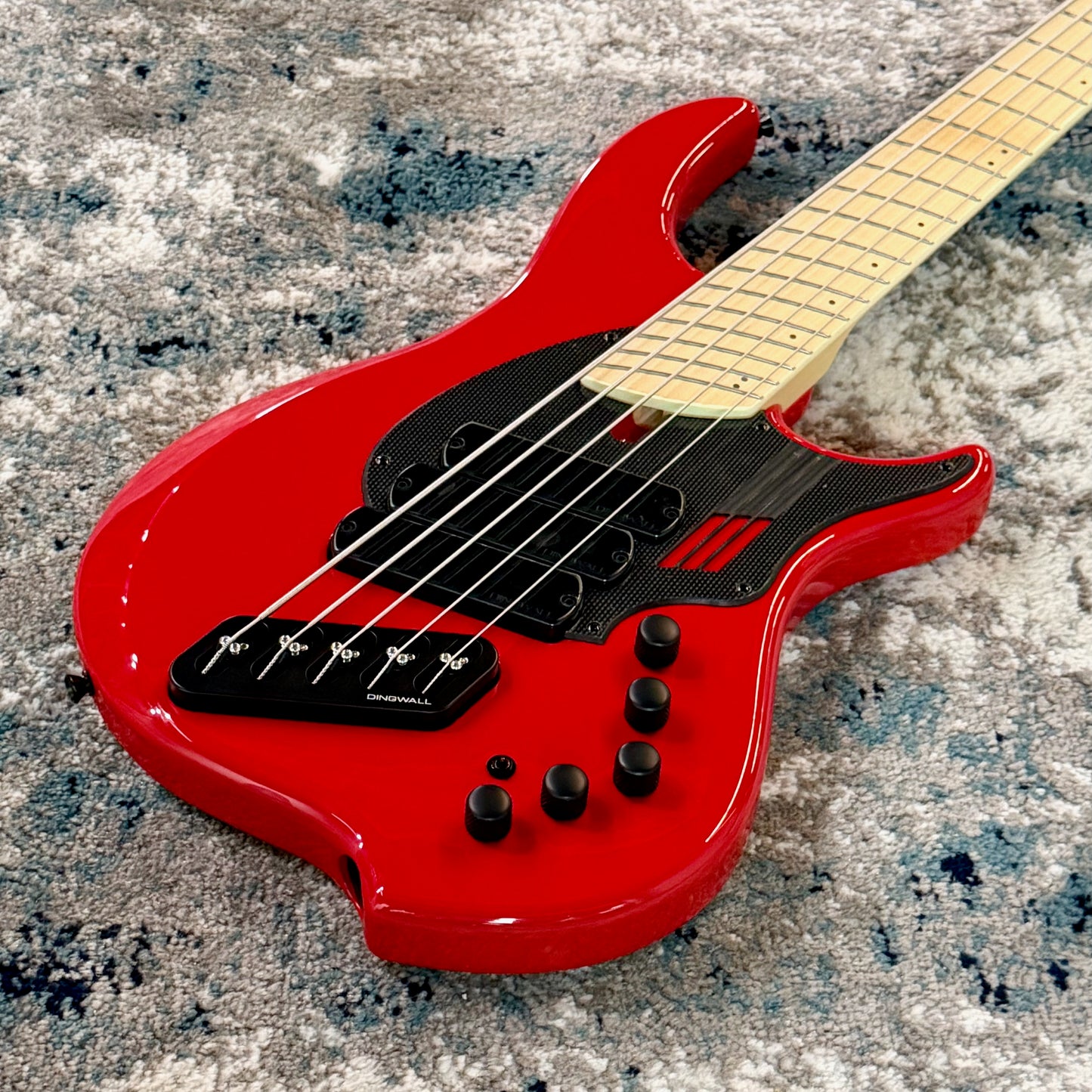 Dingwall NG3 Nolly Getgood 5-String Electric Bass Guitar, Ferrari Red (Limited Run)