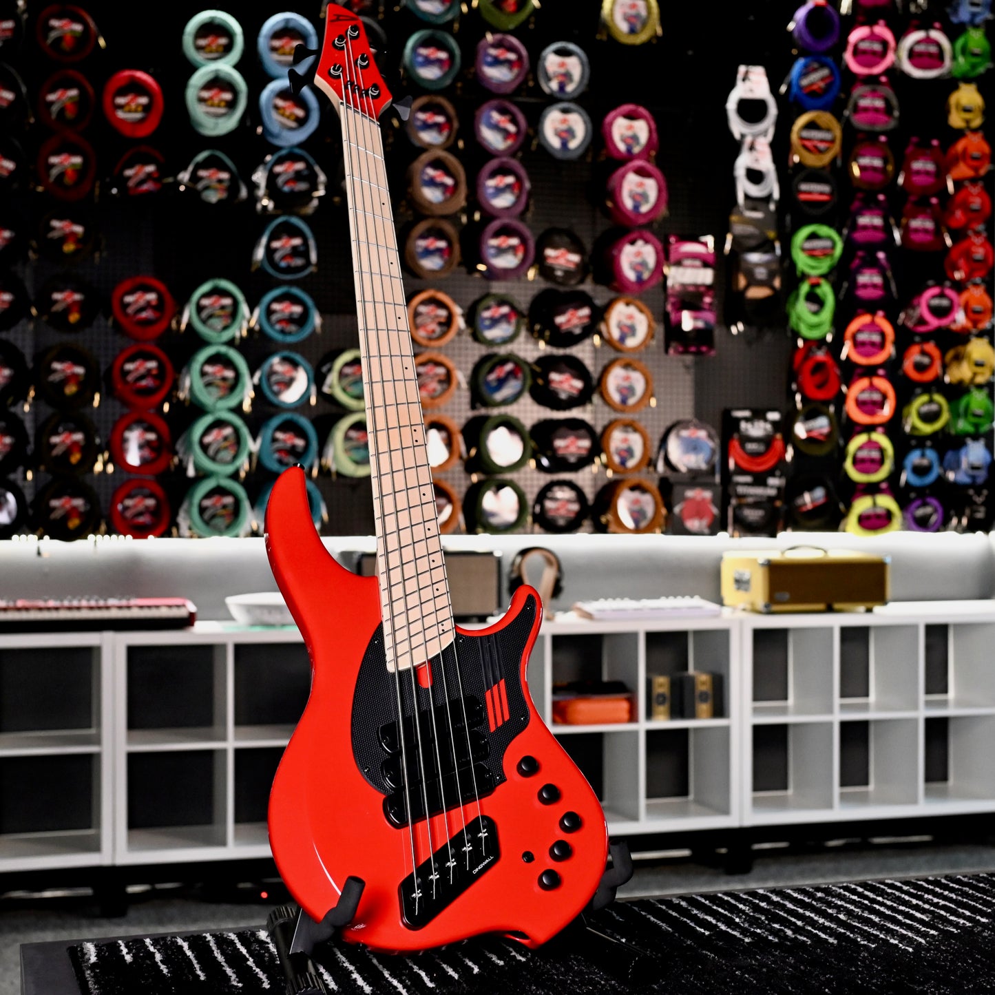 Dingwall NG3 Nolly Getgood 5-String Electric Bass Guitar, Ferrari Red (Limited Run)