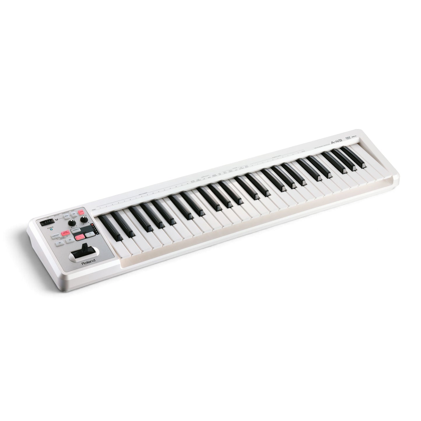 Roland A-49 49-Key MIDI Keyboard Controller, White