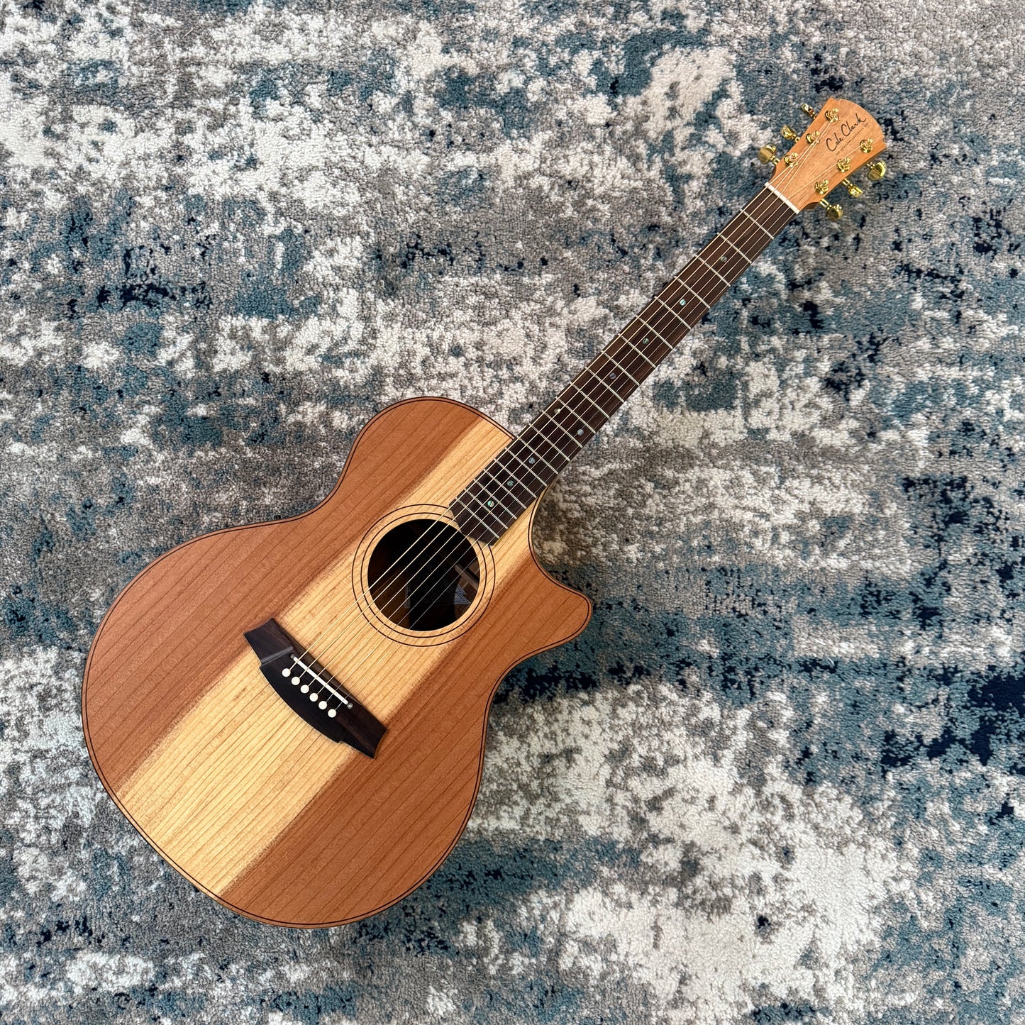 Cole Clark AN2EC-RDBLR Angel 2 Redwood/Blackwood Acoustic-Electric Guitar (SN x2136)