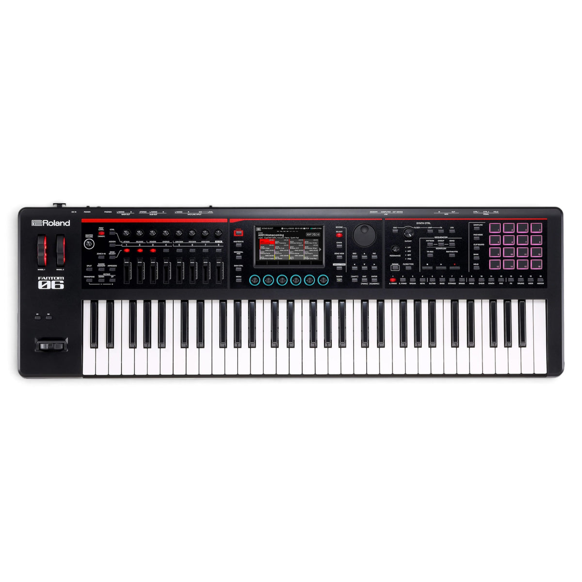 Roland FANTOM-06 61-Key Synthesizer Music Workstation Keyboard