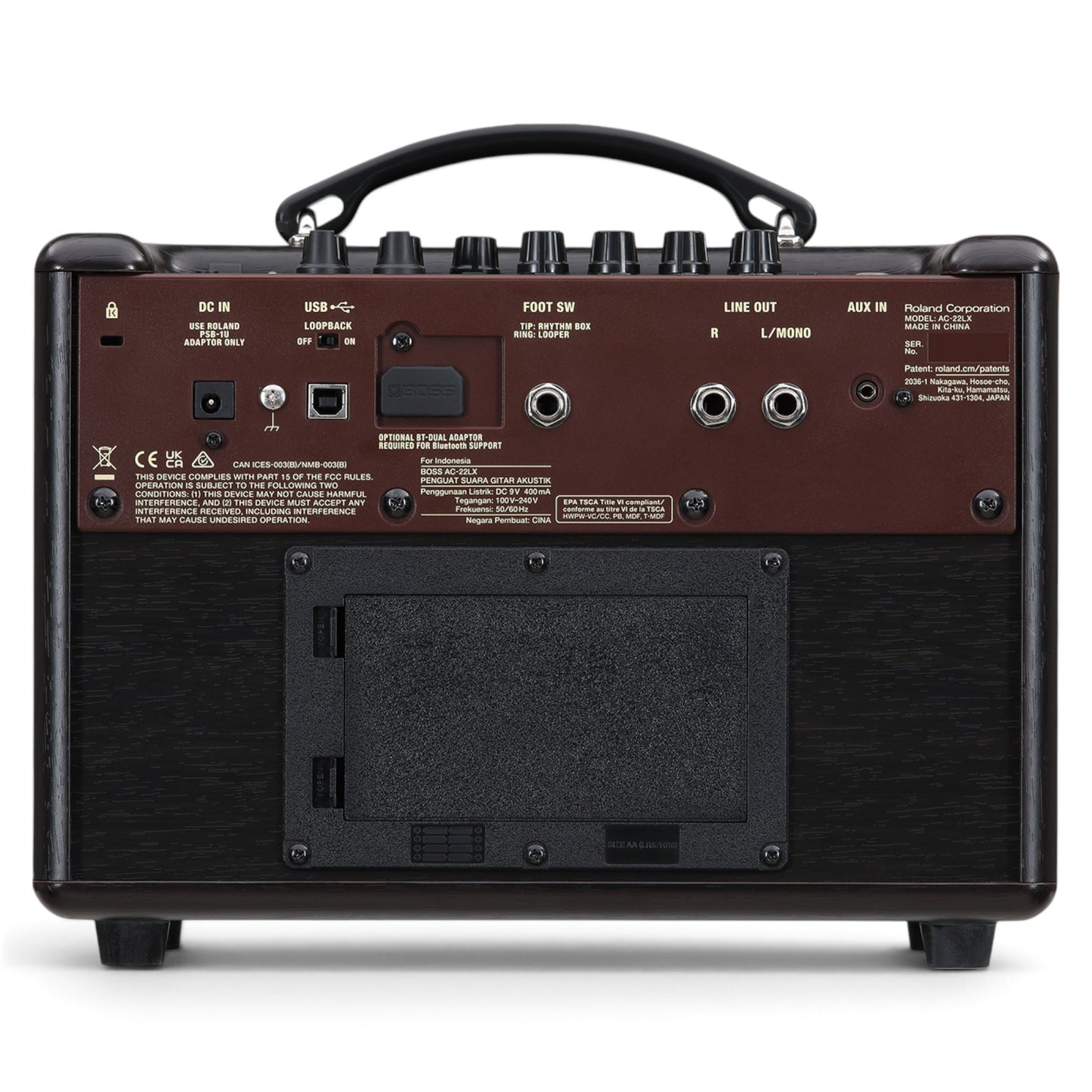BOSS AC-22LX 10W Stereo Acoustic Guitar Amplifier with Air Feel