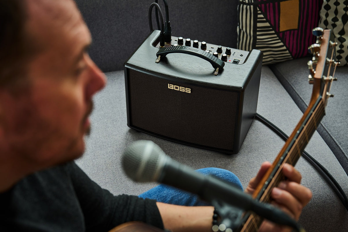 BOSS AC-22LX 10W Stereo Acoustic Guitar Amplifier with Air Feel