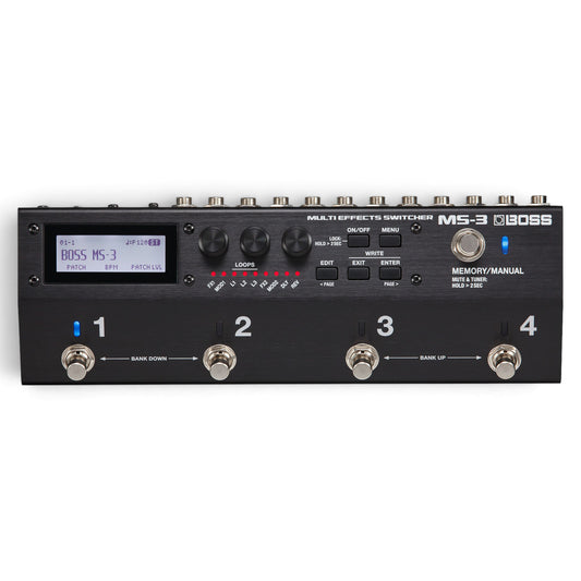 BOSS MS-3 Multi Effects Switcher Pedalboard Effects & Loop Switching System