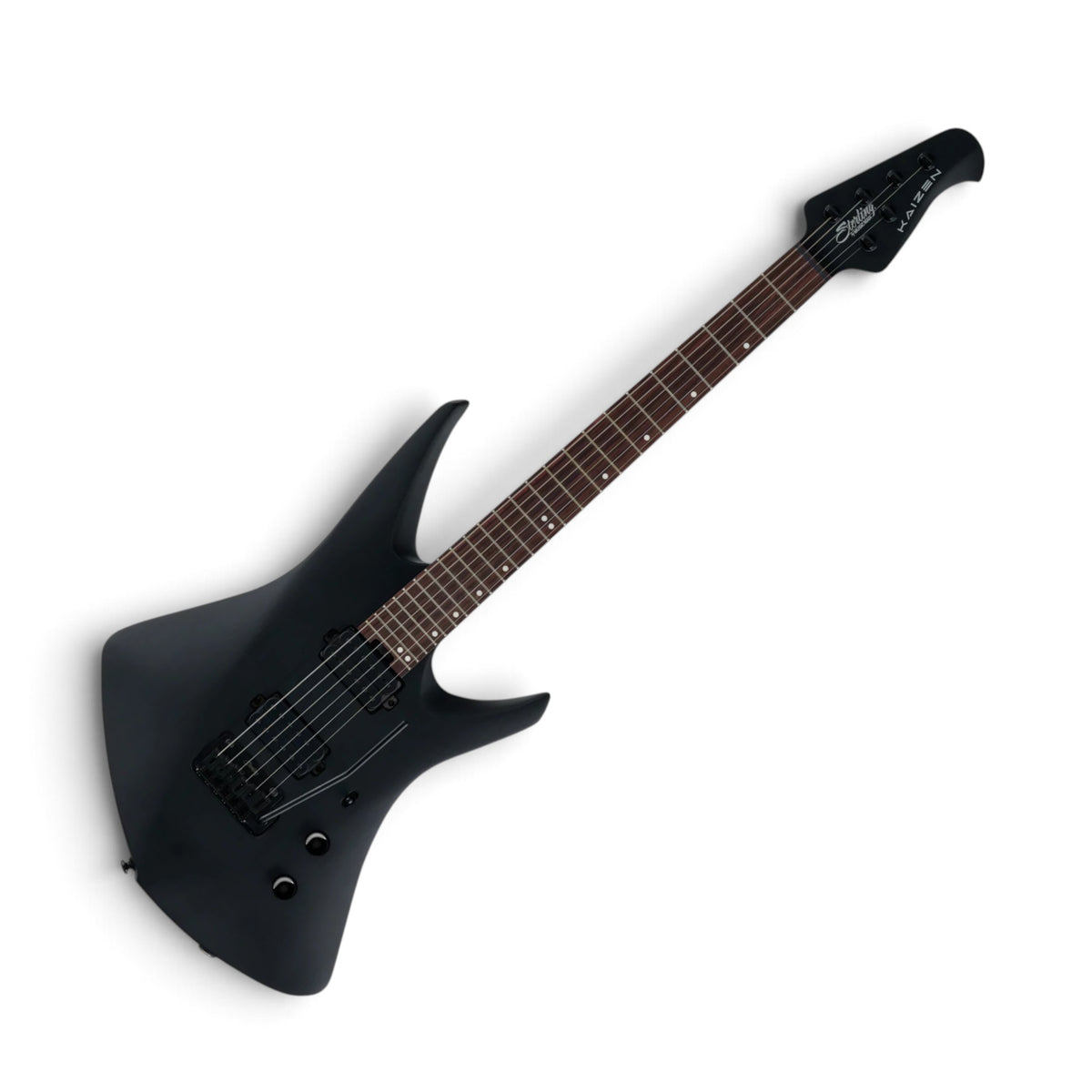 Sterling by Music Man Tosin Abasi Kaizen 6-String Electric Guitar, Stealth Black