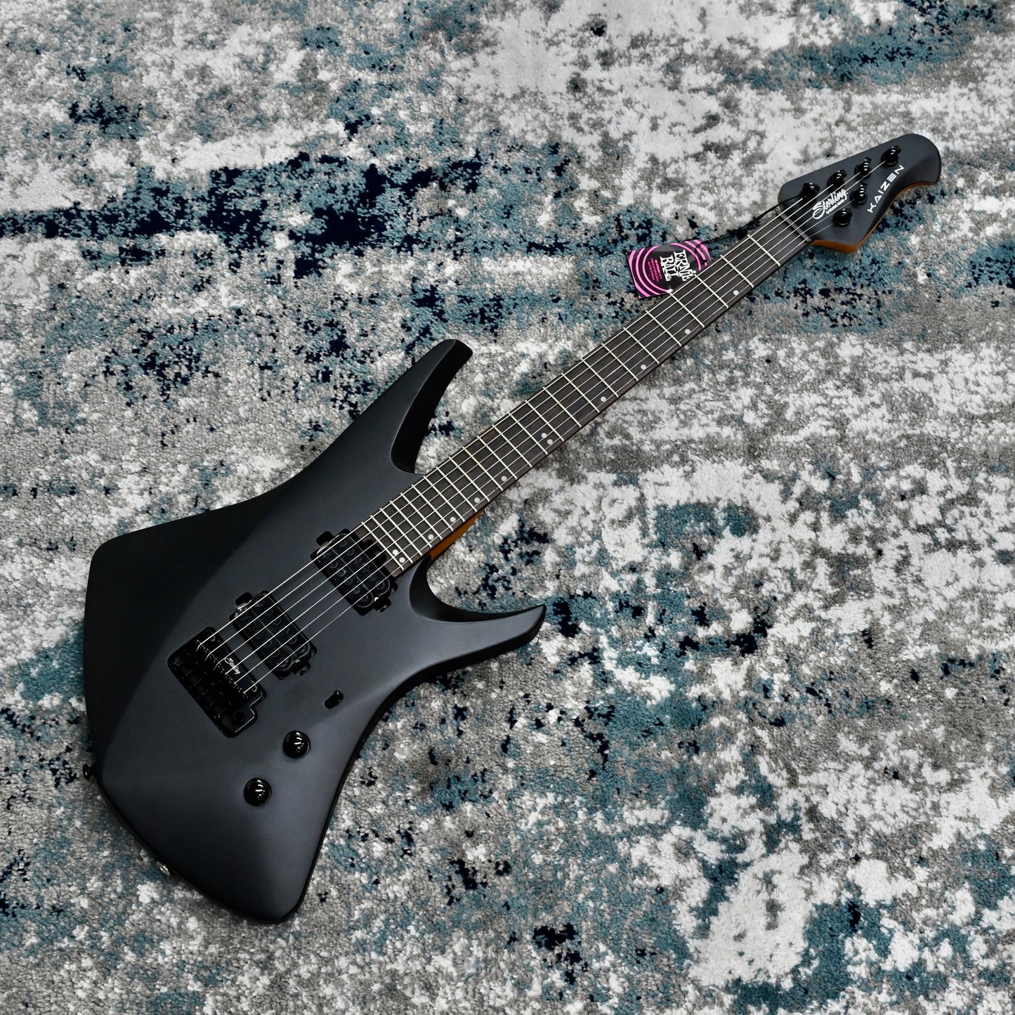 Sterling by Music Man Tosin Abasi Kaizen 6-String Electric Guitar, Stealth Black