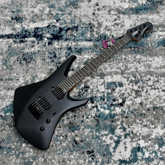 Sterling by Music Man Tosin Abasi Kaizen 6-String Electric Guitar, Stealth Black