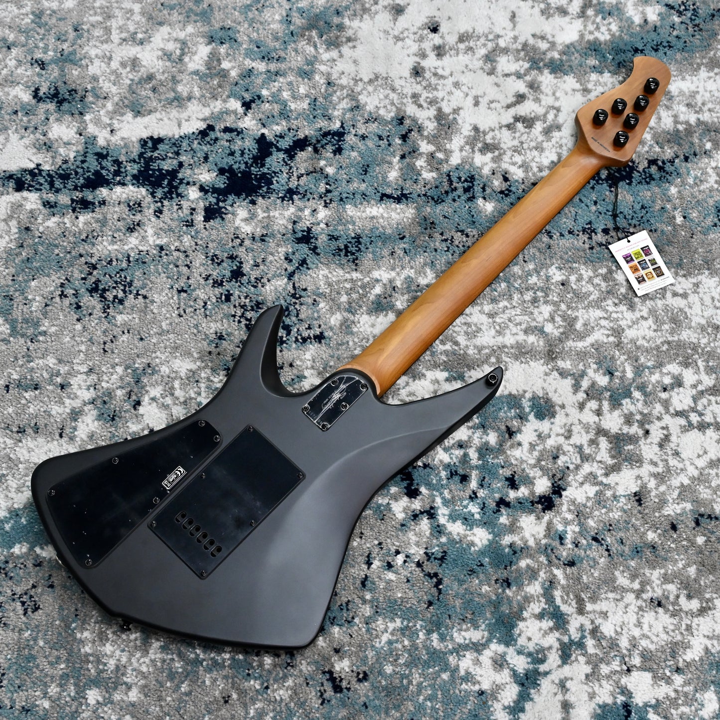 Sterling by Music Man Tosin Abasi Kaizen 6-String Electric Guitar, Stealth Black