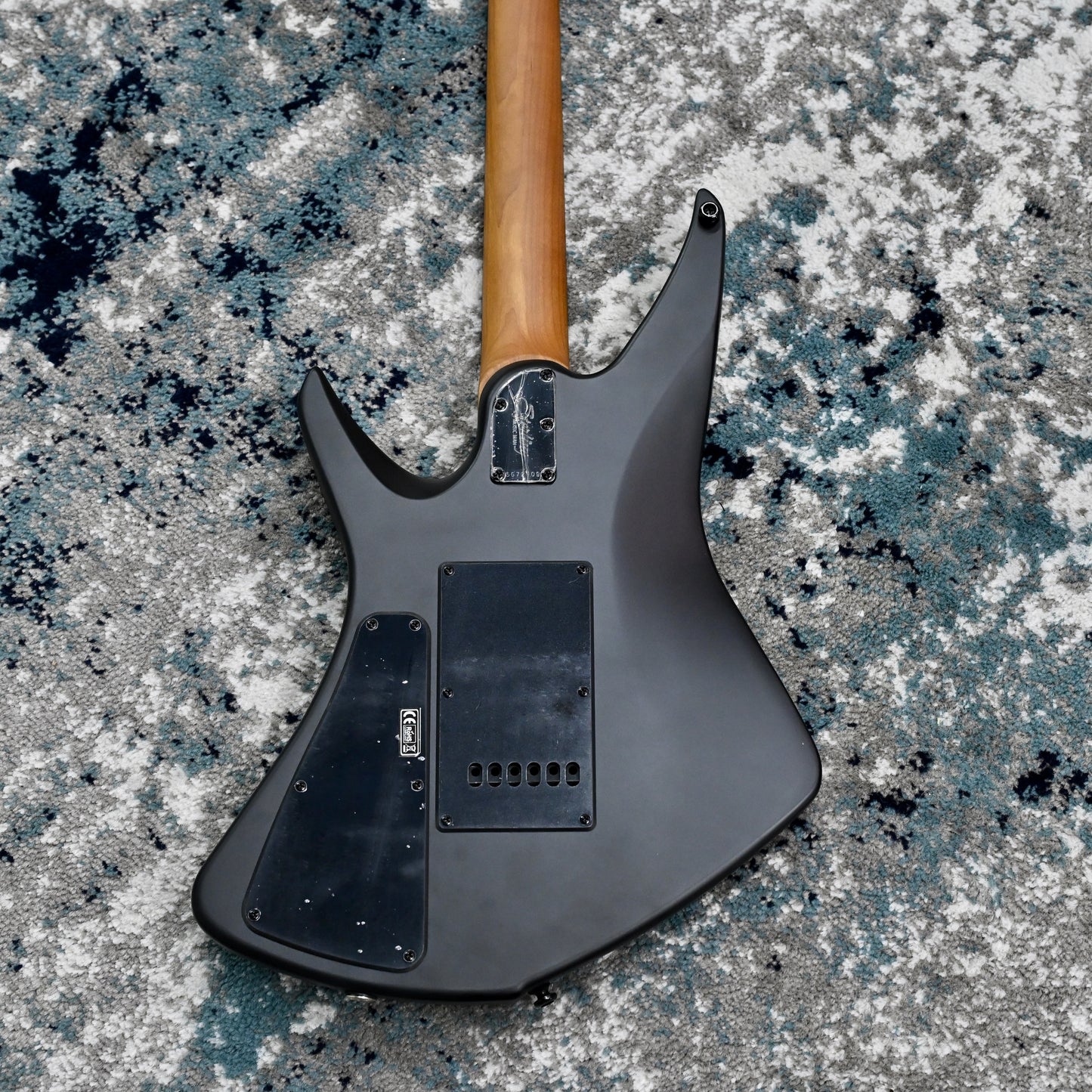 Sterling by Music Man Tosin Abasi Kaizen 6-String Electric Guitar, Stealth Black