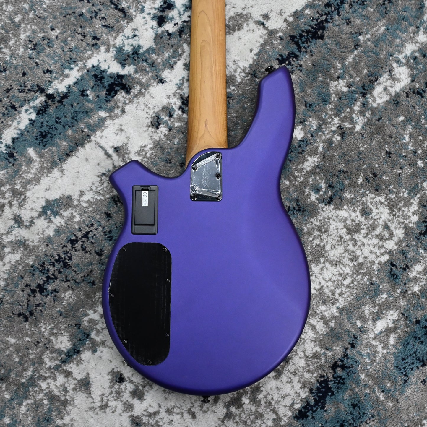 Sterling by Music Man Bongo 5 5-String Bass Guitar, Firemist Purple Satin