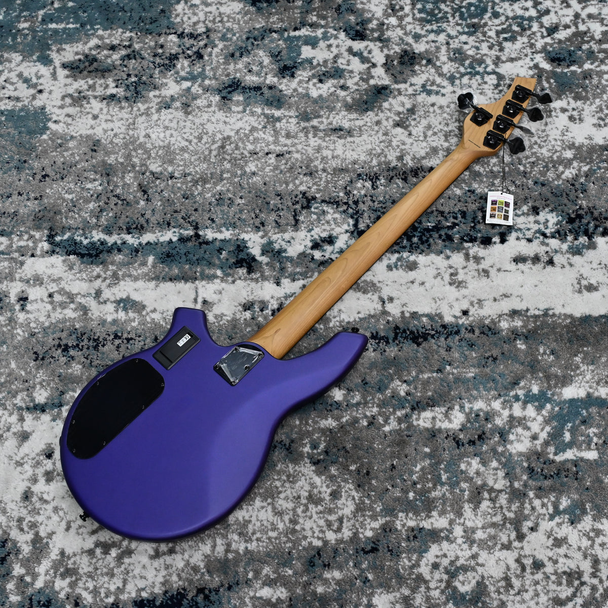 Sterling by Music Man Bongo 5 5-String Bass Guitar, Firemist Purple Satin
