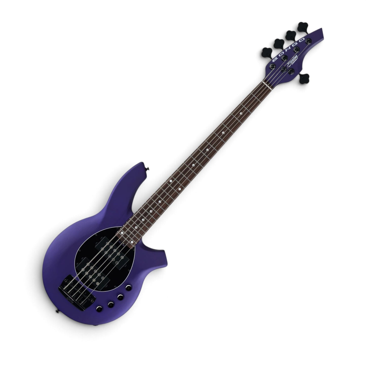 Sterling by Music Man Bongo 5 5-String Bass Guitar, Firemist Purple Satin
