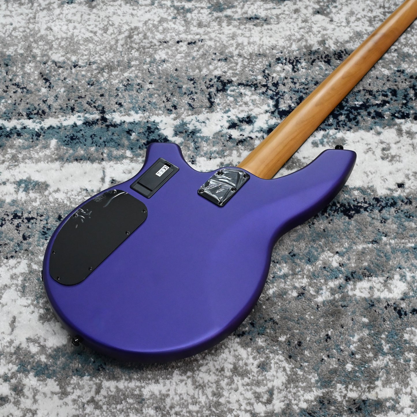 Sterling by Music Man Bongo 4-String Bass Guitar, Firemist Purple Satin