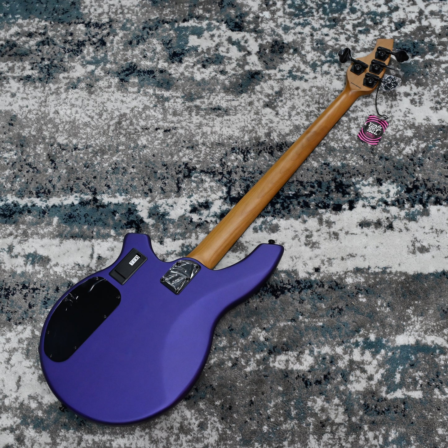 Sterling by Music Man Bongo 4-String Bass Guitar, Firemist Purple Satin