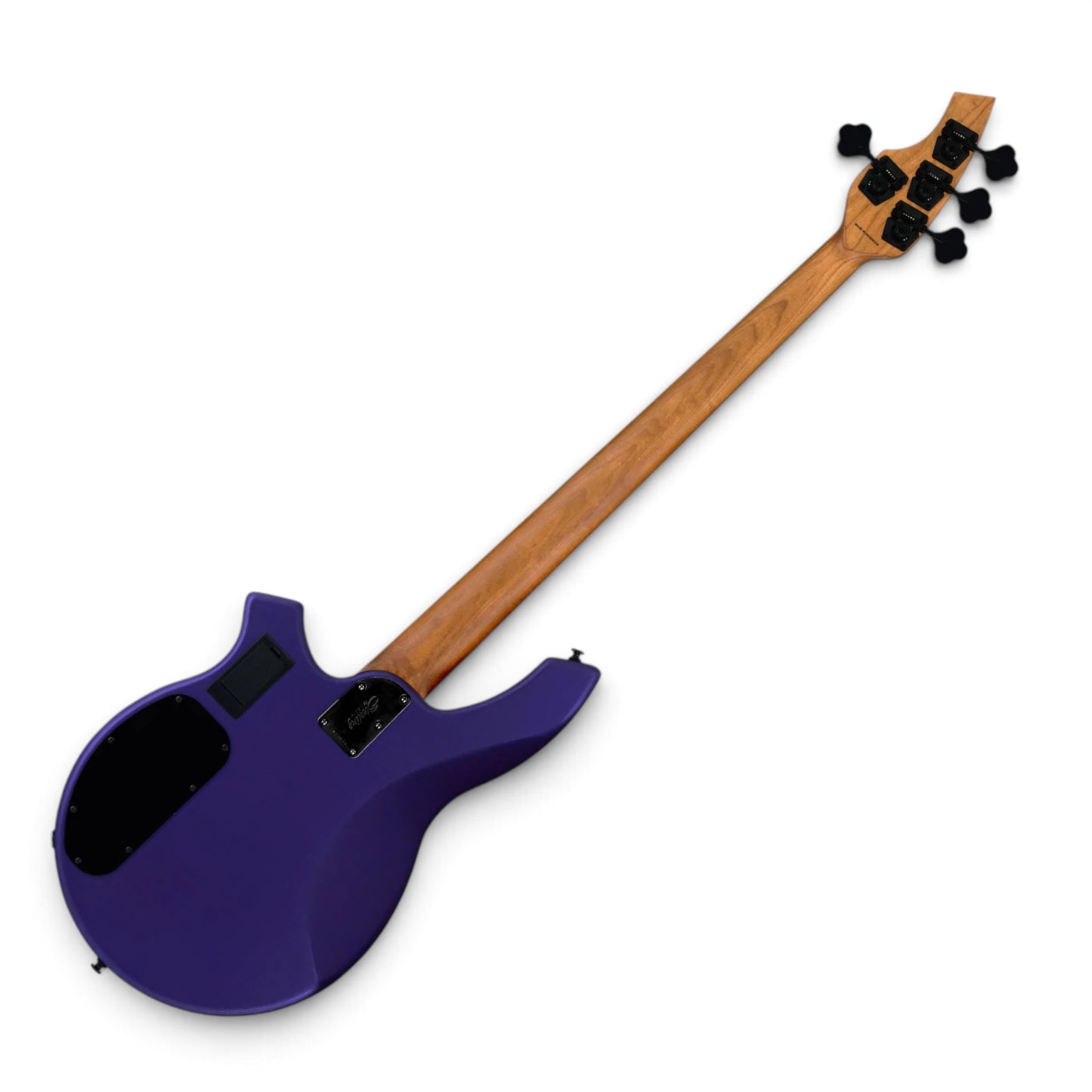 Sterling by Music Man Bongo 4-String Bass Guitar, Firemist Purple Satin