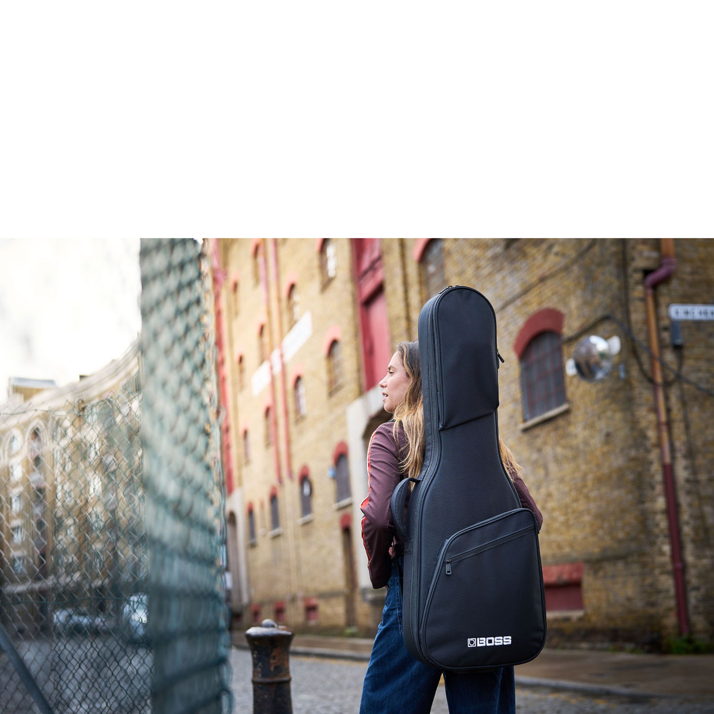 BOSS CB-EG15 Electric Guitar Gig Bag – 30mm Padding, Dual Neck Supports