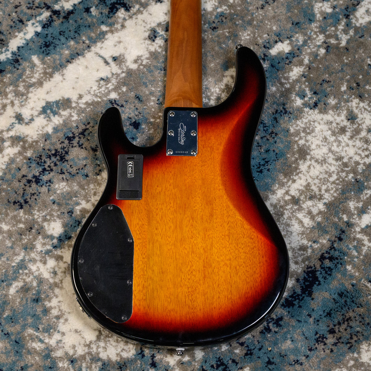 Sterling by Music Man StingRay RAY35 5-String Spalted Maple Bass, 3-Tone Sunburst