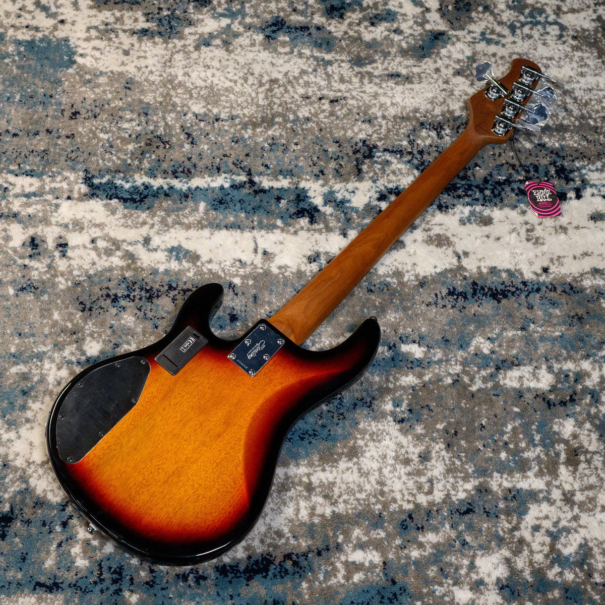 Sterling by Music Man StingRay RAY35 5-String Spalted Maple Bass, 3-Tone Sunburst