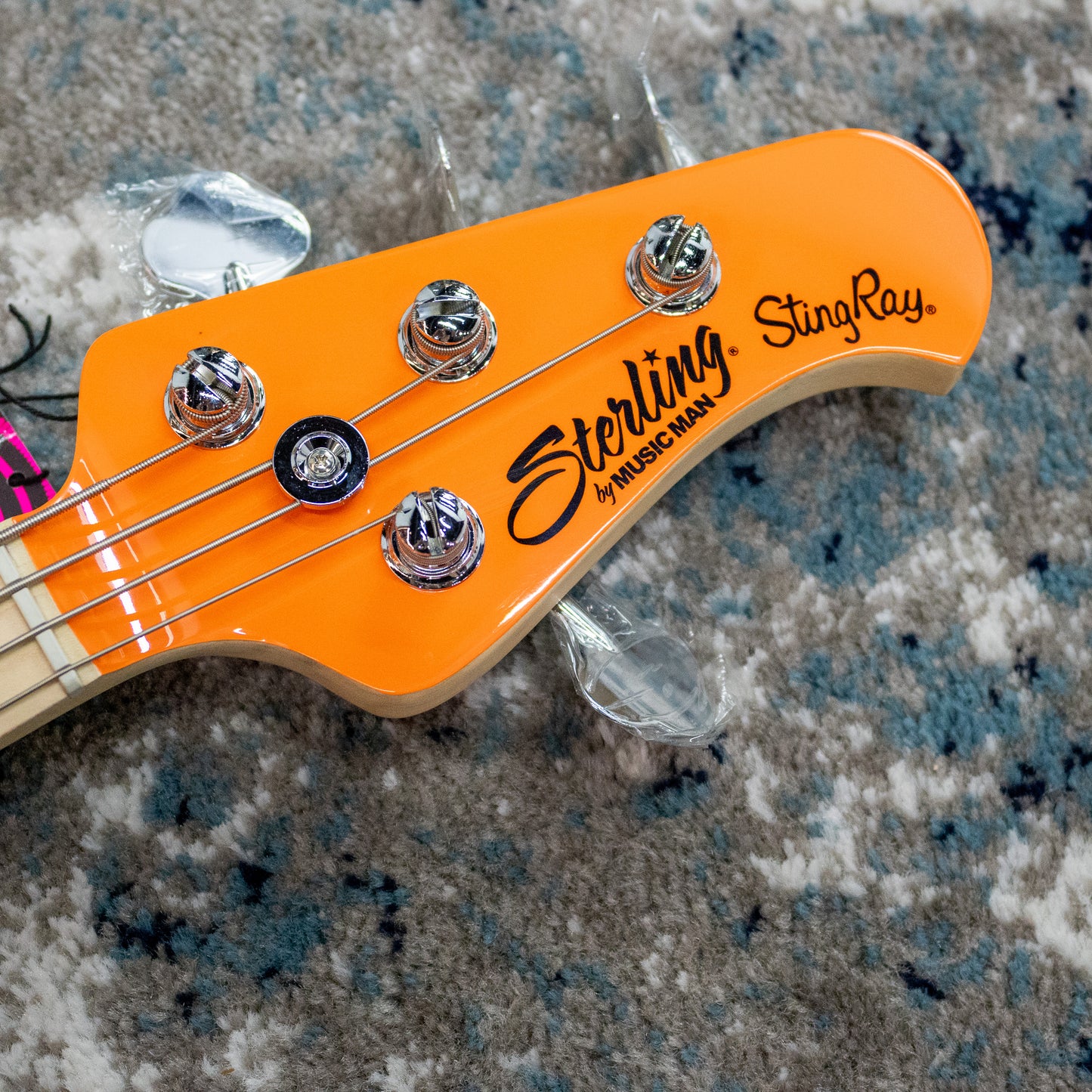 Sterling by Music Man Mike Herrera Artist Series 4-String StingRay Bass, Orange Creamsicle