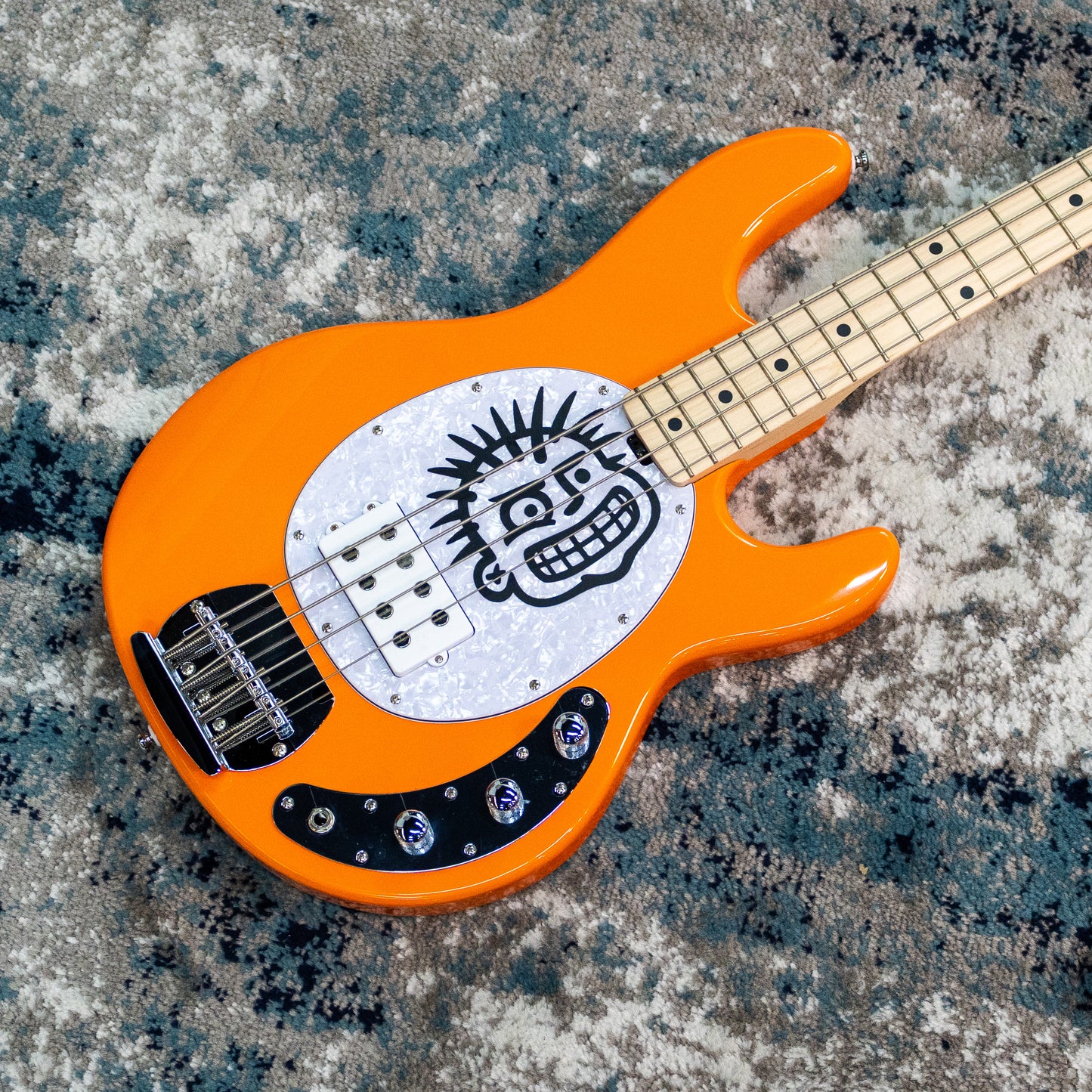 Sterling by Music Man Mike Herrera Artist Series 4-String StingRay Bass, Orange Creamsicle