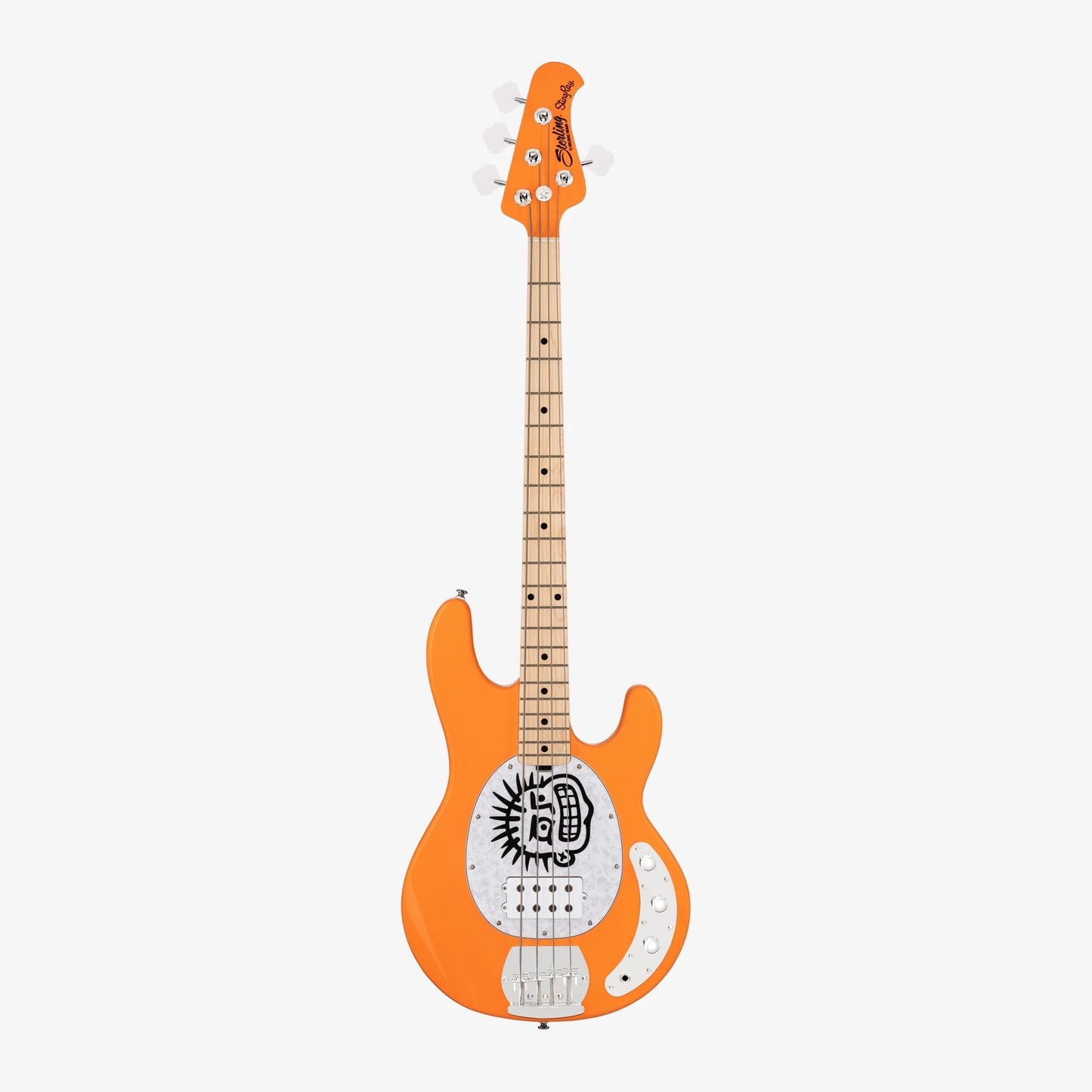 Sterling by Music Man Mike Herrera Artist Series 4-String StingRay Bass, Orange Creamsicle
