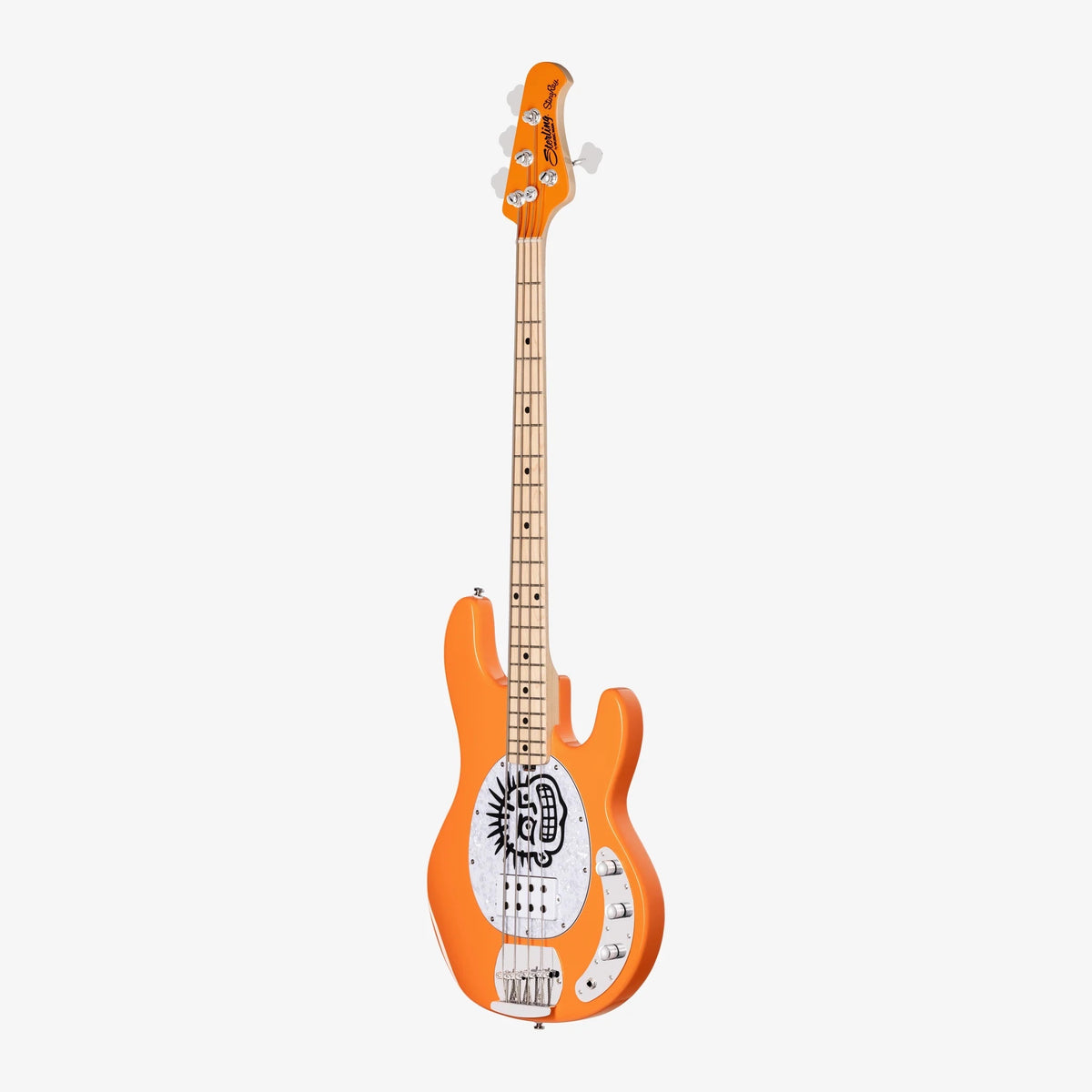Sterling by Music Man Mike Herrera Artist Series 4-String StingRay Bass, Orange Creamsicle