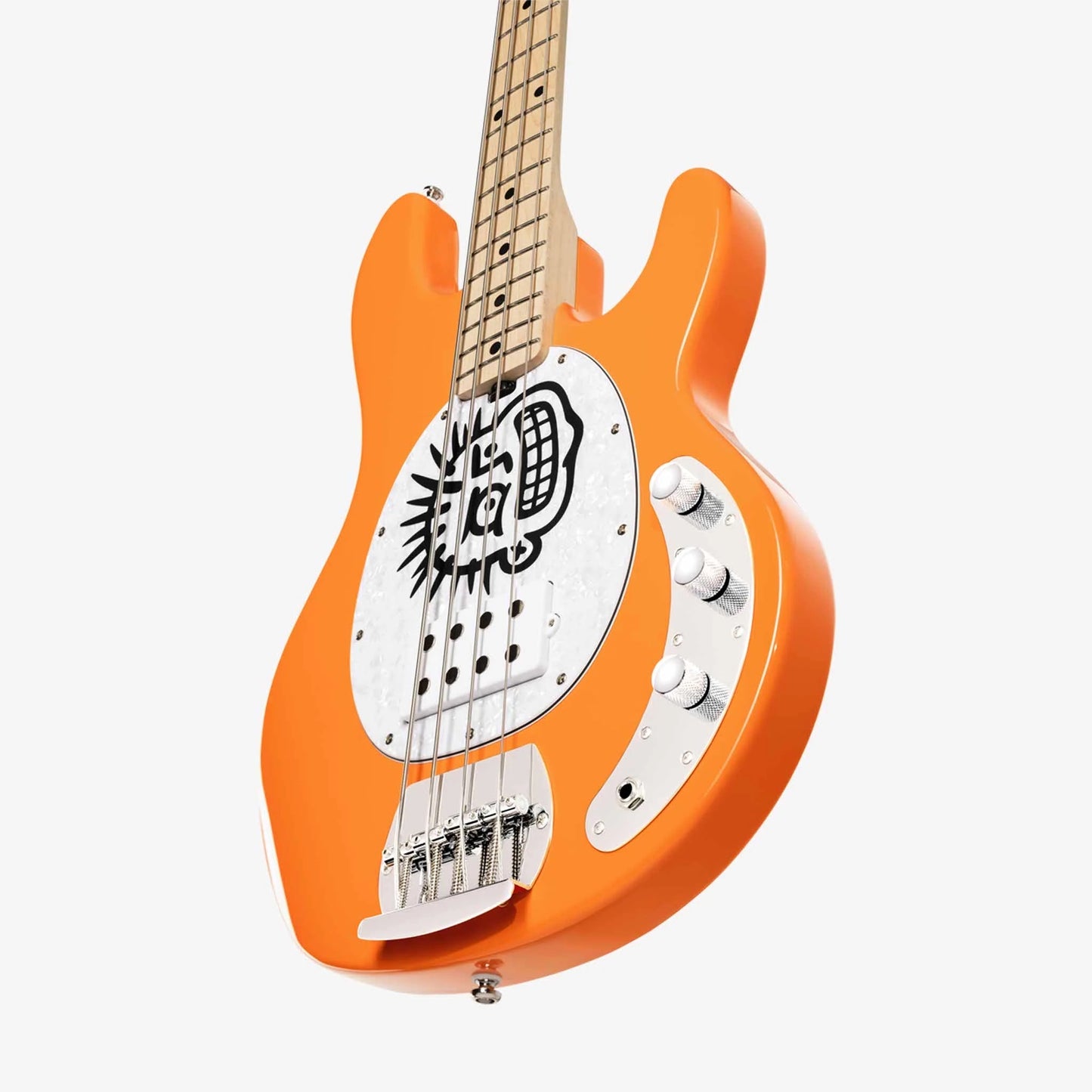 Sterling by Music Man Mike Herrera Artist Series 4-String StingRay Bass, Orange Creamsicle