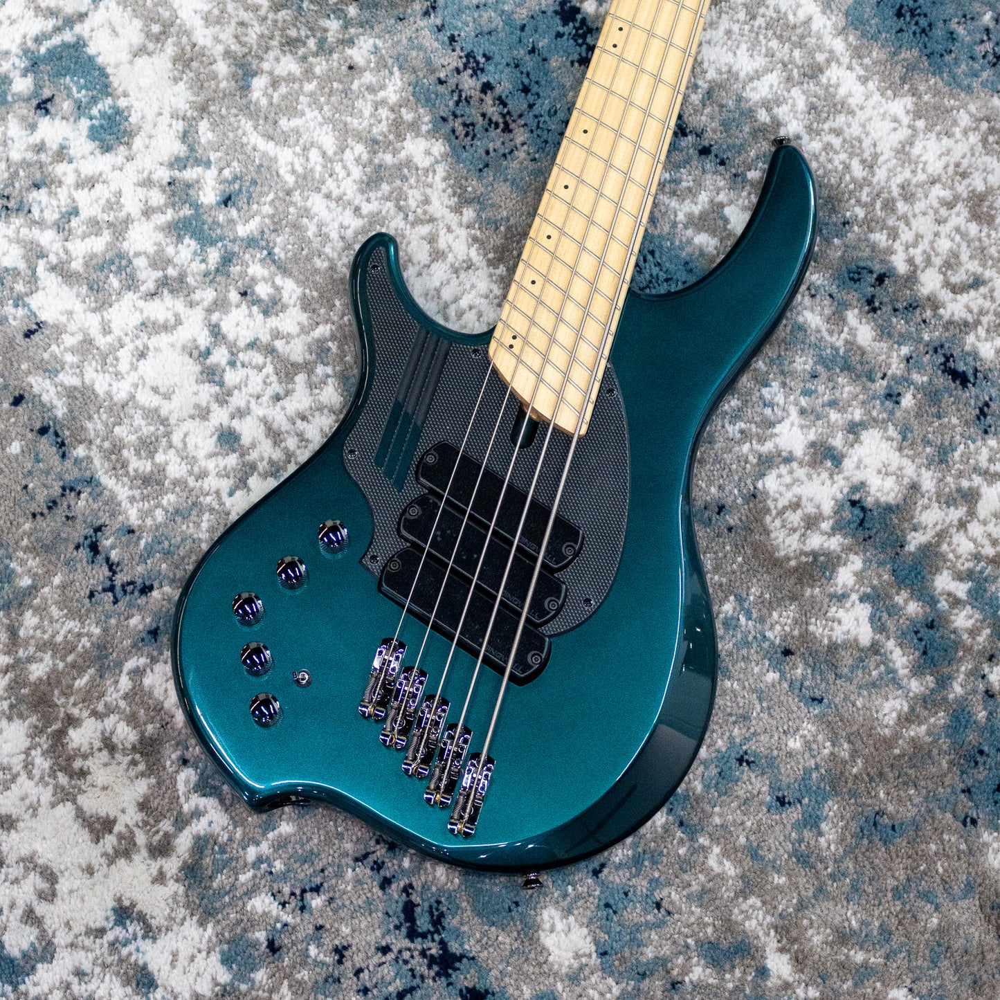 Dingwall NG3 Nolly Getgood Left-Handed 5-String Electric Bass Guitar, Gloss Blackforest Green