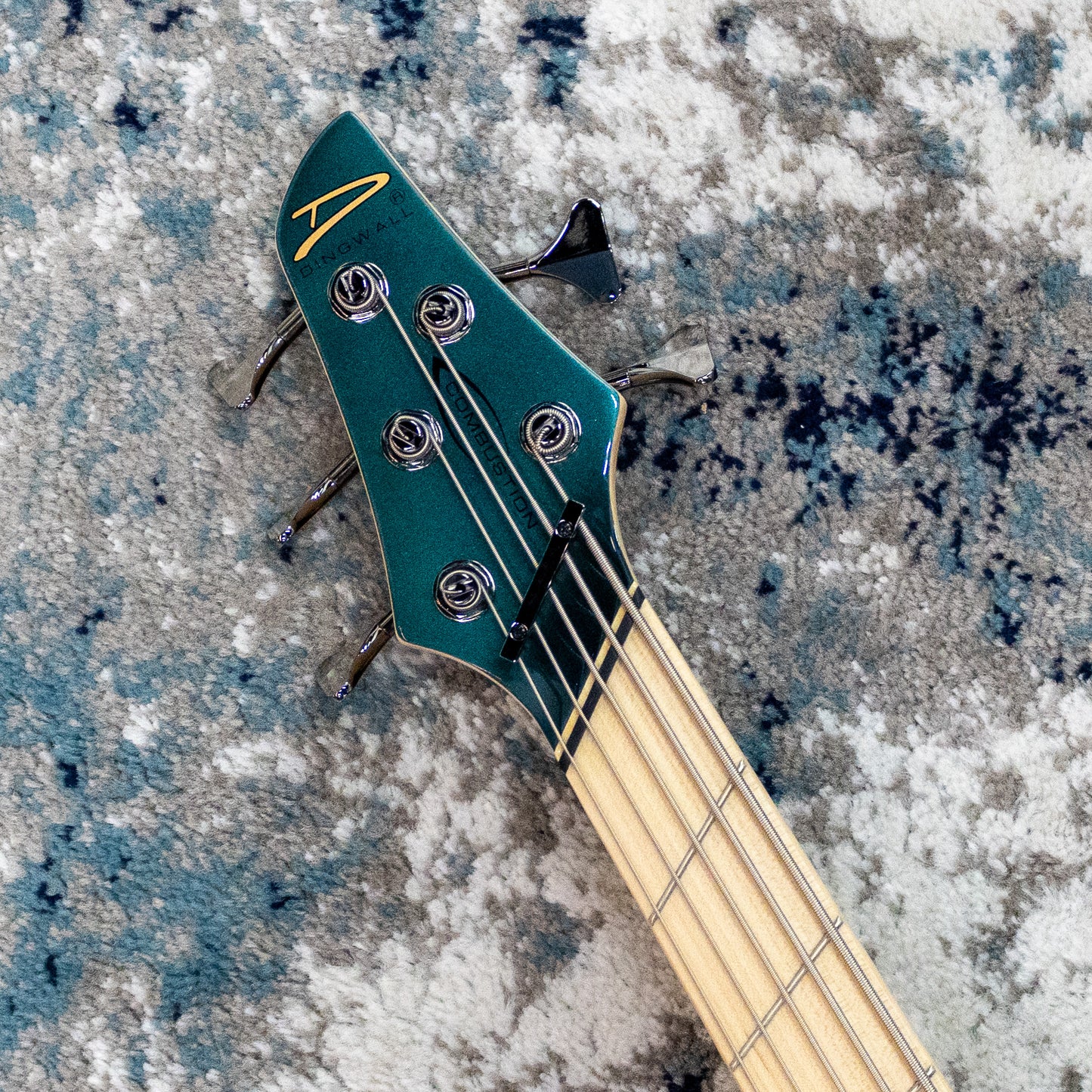 Dingwall NG3 Nolly Getgood Left-Handed 5-String Electric Bass Guitar, Gloss Blackforest Green
