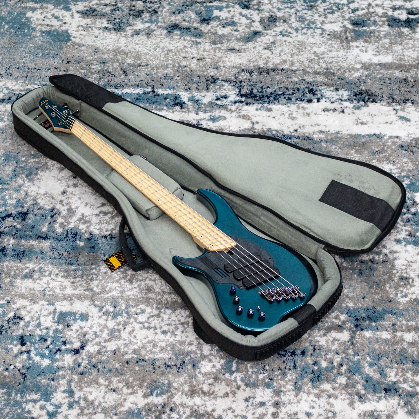 Dingwall NG3 Nolly Getgood Left-Handed 5-String Electric Bass Guitar, Gloss Blackforest Green
