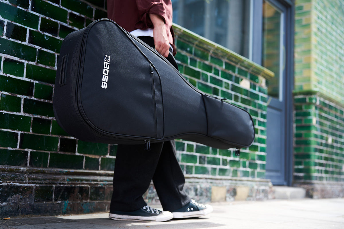 BOSS CB-AG15 Acoustic Guitar Gig Bag – 30mm Padding, Padded Backpack Straps
