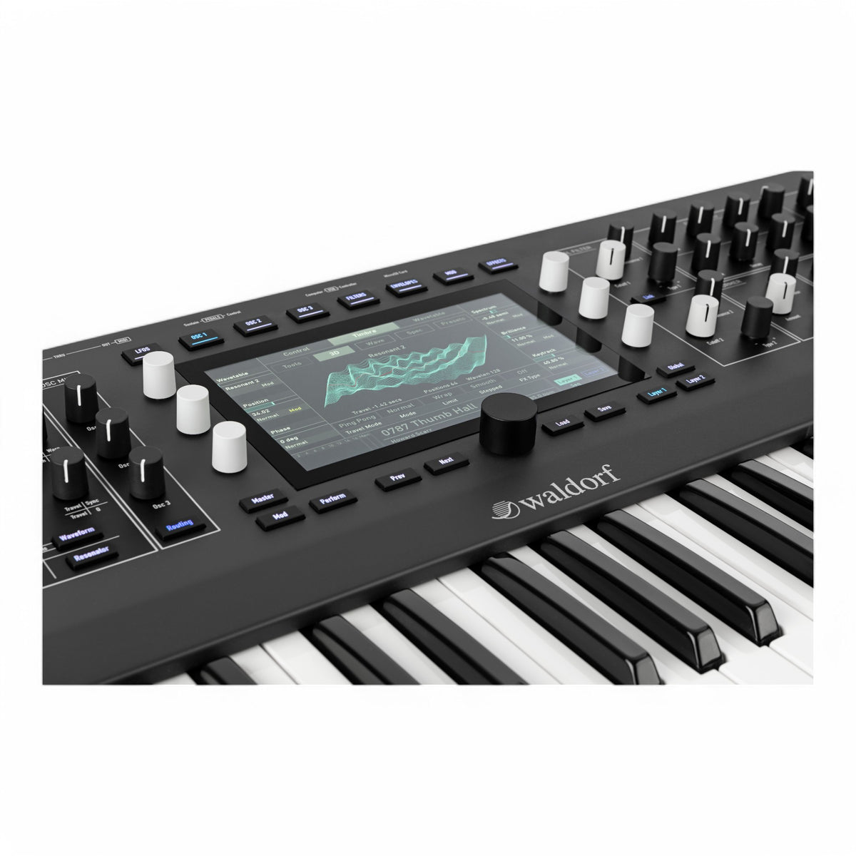 Waldorf Iridium Keyboard 49-Key Synthesizer + Roland CB-B49D Carry Bag Bundle